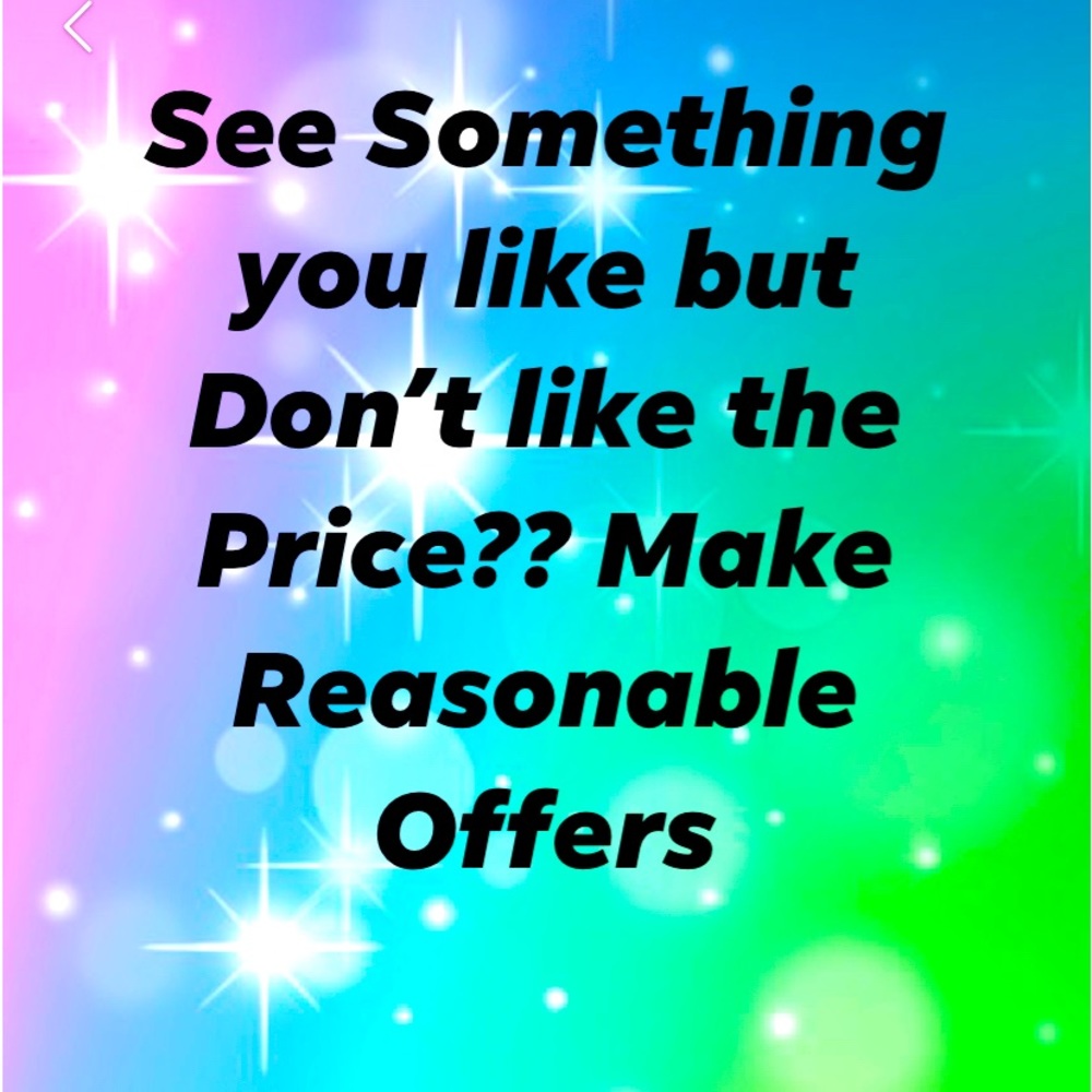 Offers are Welcome